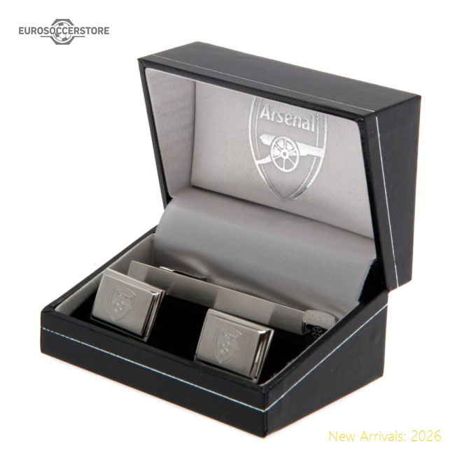 Arsenal FC Tie Slide & Cufflink Set-The Soccer Shirt Hub