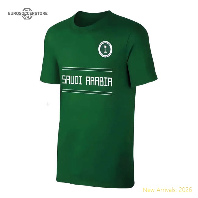 Saudi Arabia WC2018 \'Qualifiers\' t-shirt - Green-The Soccer Shirt Hub