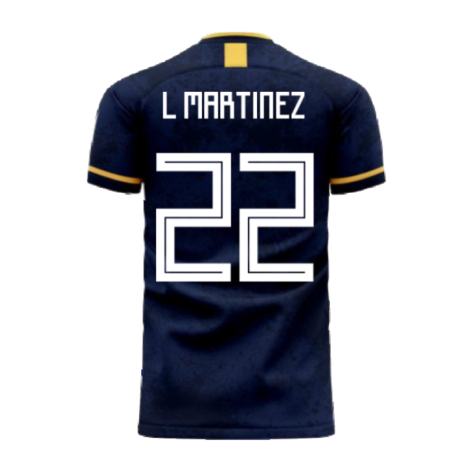 Argentina 2025-2026 Away Concept Football Kit (Libero) (L MARTINEZ 22)-The Soccer Shirt Hub