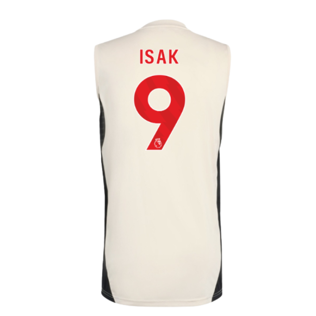 2025-2026 Liverpool Sleeveless Jersey (White) (Isak 9)-The Soccer Shirt Hub