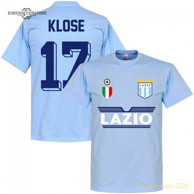Lazio Klose 17 Team T-Shirt - Sky-The Soccer Shirt Hub