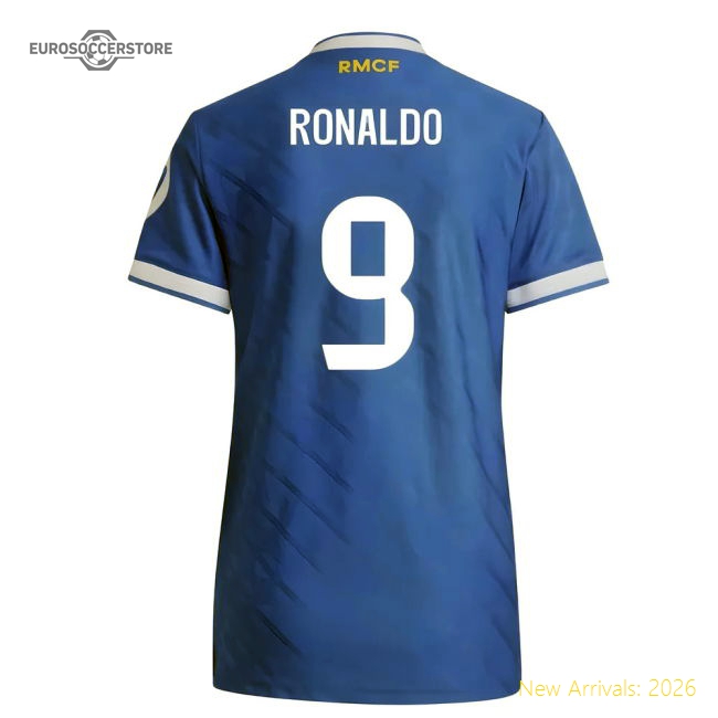 2025-2026 Real Madrid Authentic Third Shirt (Womens) (Ronaldo 9)-The Soccer Shirt Hub