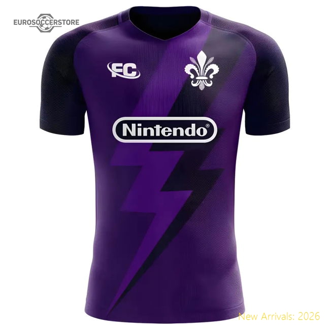 2025-2026 Fiorentina Fans Culture Home Concept Shirt (Batistuta 9)-The Soccer Shirt Hub