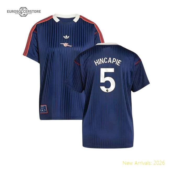 Arsenal Terrace Icons Shirt (Navy) (Hincapie 5)-The Soccer Shirt Hub