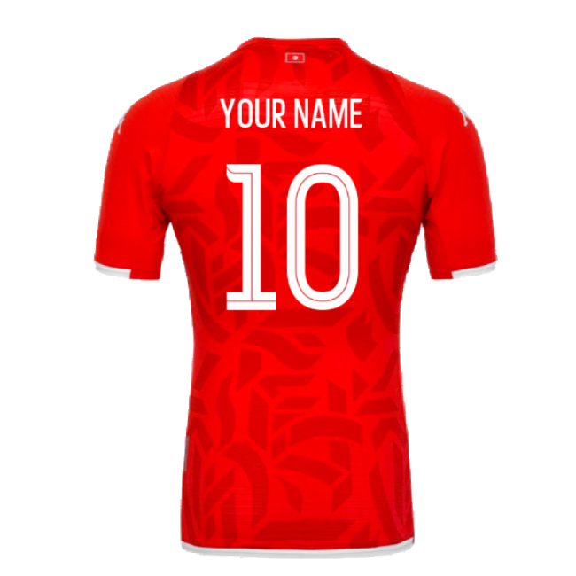 Tunisia 2021-22 Home Shirt (Excellent) (L) ((Excellent) L) (Your Name)-The Soccer Shirt Hub