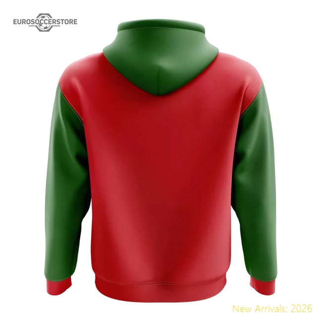 (red) Concept Country Football Hoody Madagascar Vintage Soccer Jersey-ProGoal Kits
