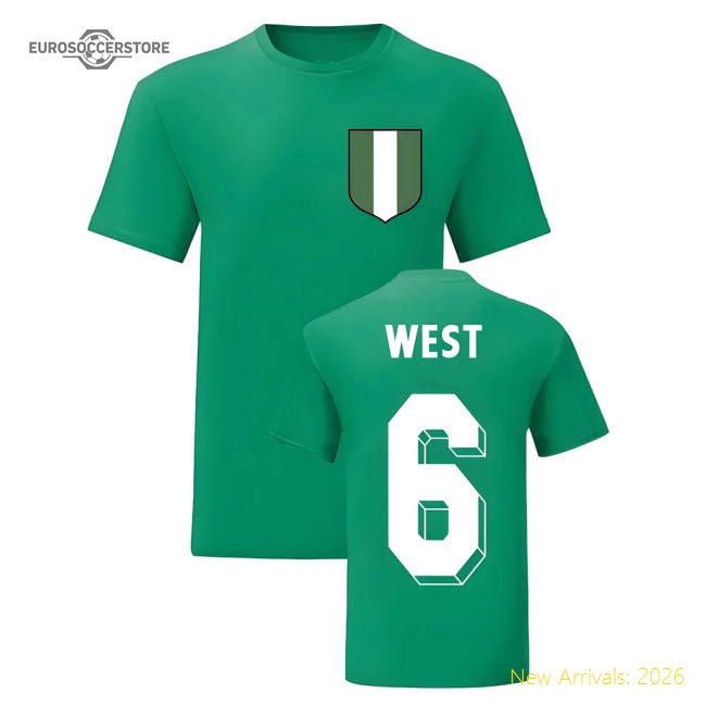 Taribo West Nigeria National Hero Tee (Green)-The Soccer Shirt Hub