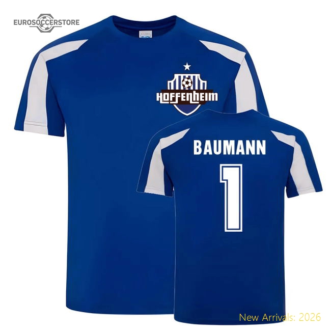 Oliver Baumann Hoffenheim Sports Training Jersey (Blue)-The Soccer Shirt Hub