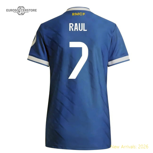 2025-2026 Real Madrid Authentic Third Shirt (Womens) (Raul 7)-The Soccer Shirt Hub