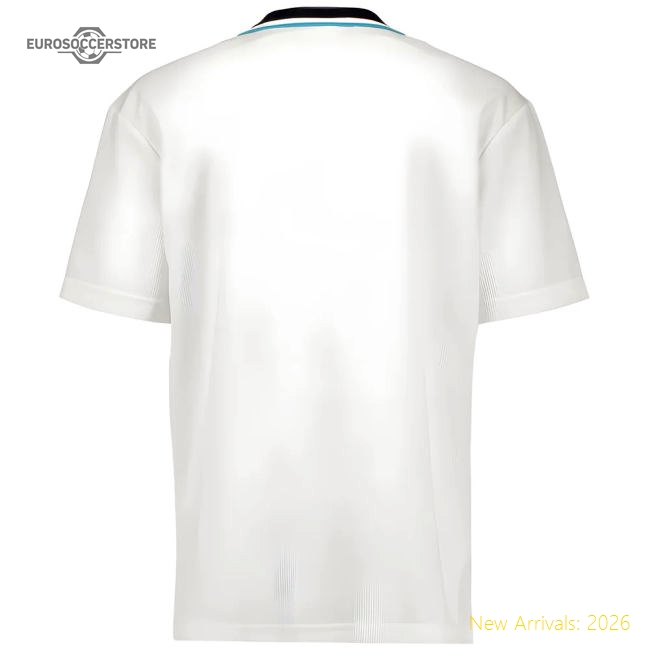 Score Draw England Euro 1996 Home Shirt (Gascoigne 8)-The Soccer Shirt Hub