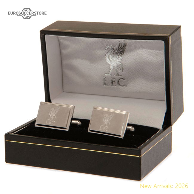 Liverpool FC Stainless Steel Liverbird Cufflinks-The Soccer Shirt Hub