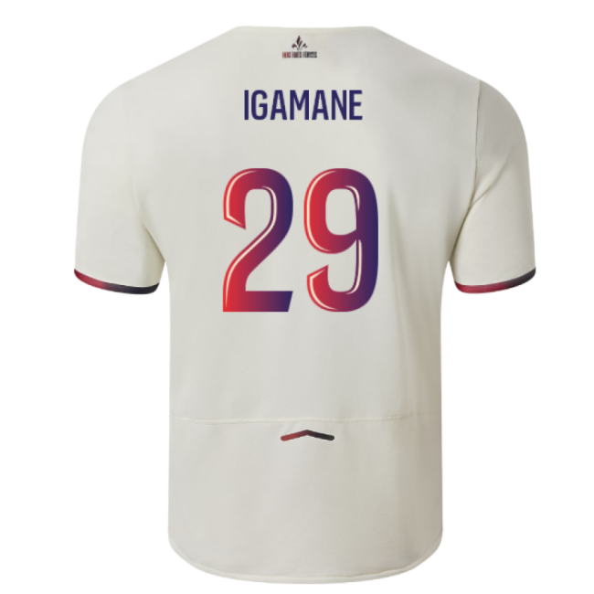 2025-2026 Lille Away Shirt (Igamane 29)-The Soccer Shirt Hub