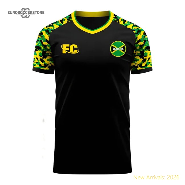 Jamaica 2020-2021 Away Concept Football Kit (Fans Culture)-The Soccer Shirt Hub