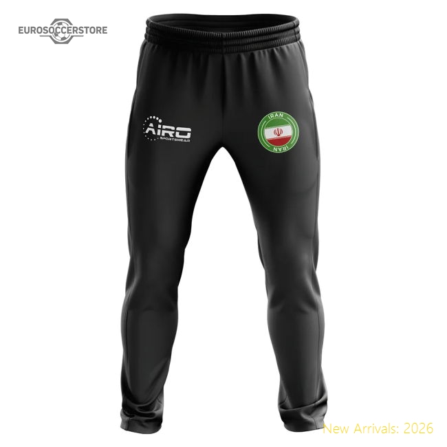 Iran Concept Football Training Pants (Black)-The Soccer Shirt Hub