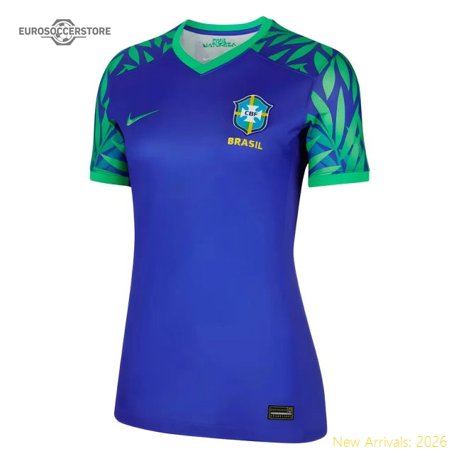 2023-2024 Brazil WWC Away Shirt (Ladies)-The Soccer Shirt Hub