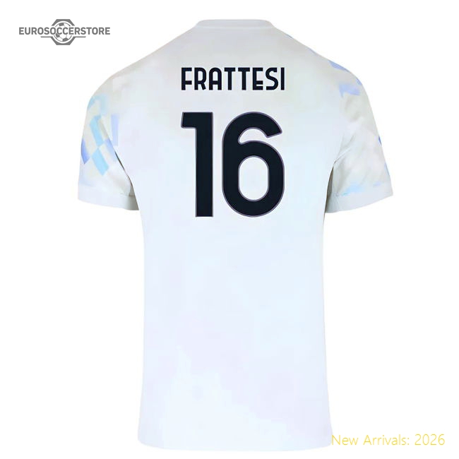 2025-2026 Inter Milan Away Shirt (Frattesi 16)-The Soccer Shirt Hub