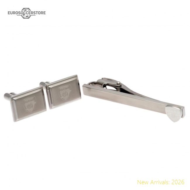 Arsenal FC Tie Slide & Cufflink Set-The Soccer Shirt Hub