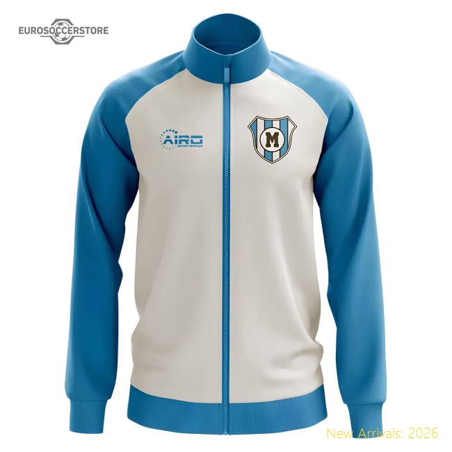 Marseille Concept Football Track Jacket (White)-The Soccer Shirt Hub