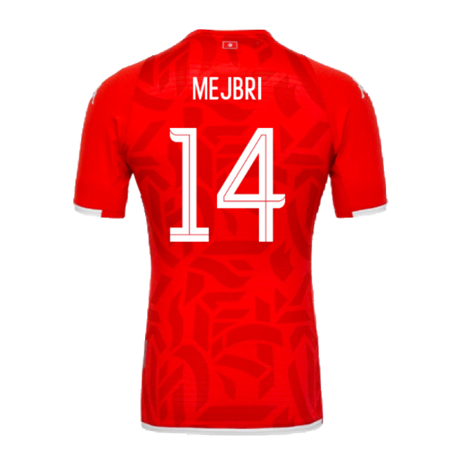 Tunisia 2021-22 Home Shirt (Excellent) (L) ((Excellent) L) (Mejbri 14)-The Soccer Shirt Hub