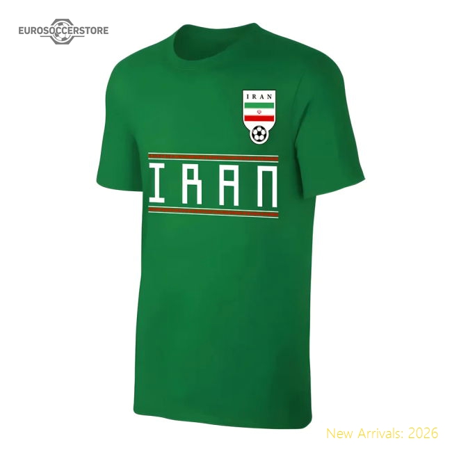 Iran WC2018 \'Qualifiers\' t-shirt- Green-The Soccer Shirt Hub