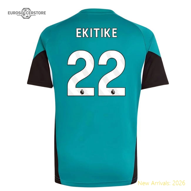 2025-2026 Liverpool EU Training Jersey (Green) - Kids (Ekitike 22)-The Soccer Shirt Hub