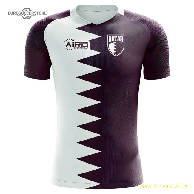 2025-2026 Qatar Home Concept Football Shirt-The Soccer Shirt Hub