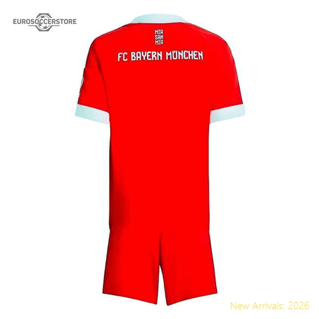2025-2026 Bayern Munich Home Mini Kit (Coman 11)-The Soccer Shirt Hub