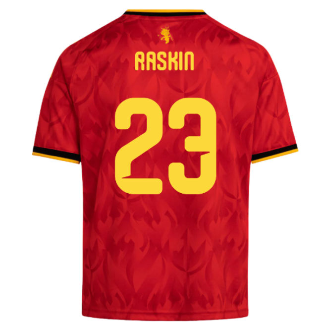2026-2027 Belgium Home Mini Kit (Raskin 23)-The Soccer Shirt Hub