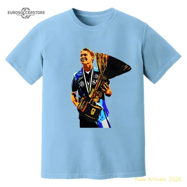 Scott McTominay Napoli Serie A Trophy T-Shirt (Sky)-The Soccer Shirt Hub
