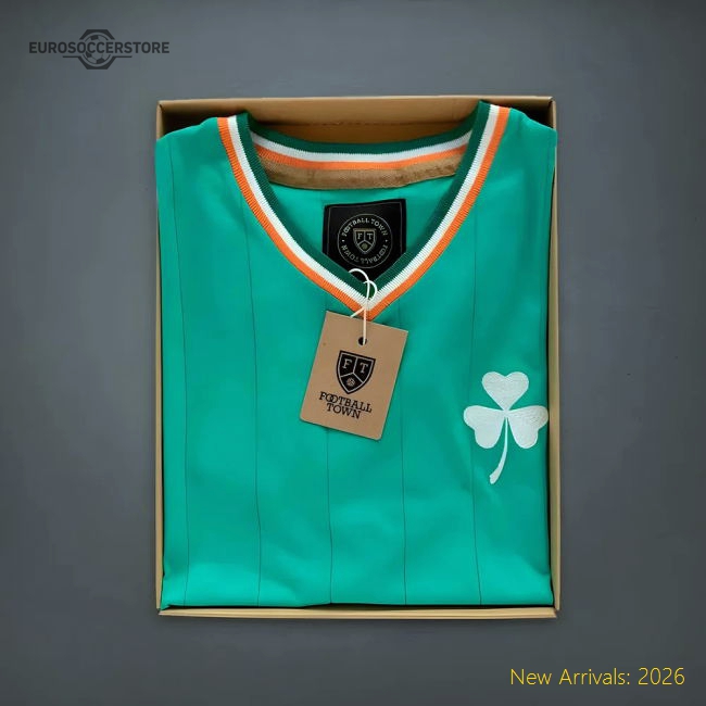 Vintage Ireland Green Army Soccer Jersey-The Soccer Shirt Hub