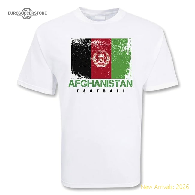 Football T-shirt Afghanistan Retro Fan Version Football Kit-ProGoal Kits