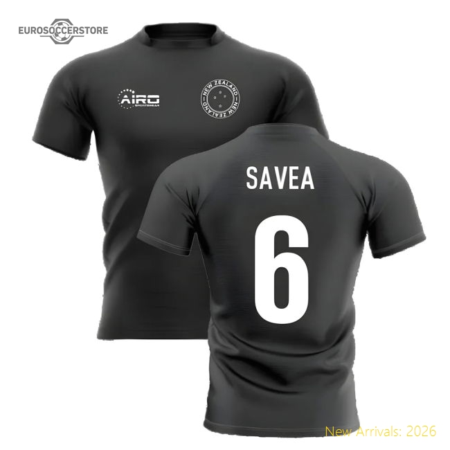 2025-2026 New Zealand Home Concept Rugby Shirt (Savea 6)-The Soccer Shirt Hub