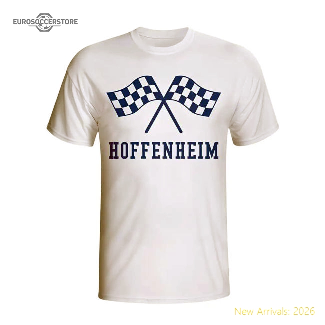 Hoffenheim Waving Flags T-shirt (white)-The Soccer Shirt Hub
