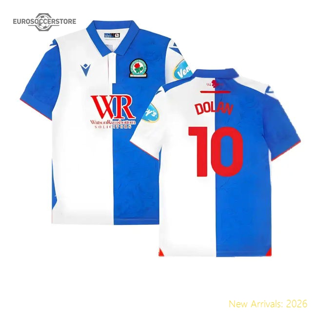 Home Blackburn Rovers 2024-2025 (dolan 10) Vintage Soccer Jersey-ProGoal Kits