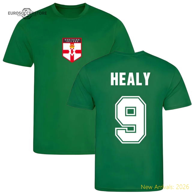 Healy Northern Ireland Training Jersey (Green)-The Soccer Shirt Hub