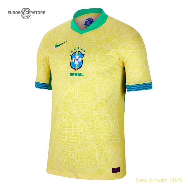 2024-2025 Brazil Home Shirt-The Soccer Shirt Hub