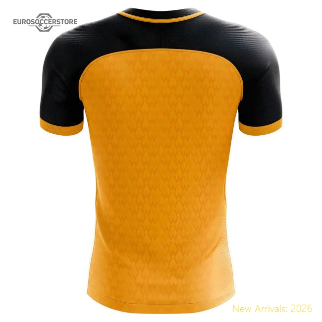 2025-2026 Wolves Concept Training Shirt (Gold)-The Soccer Shirt Hub