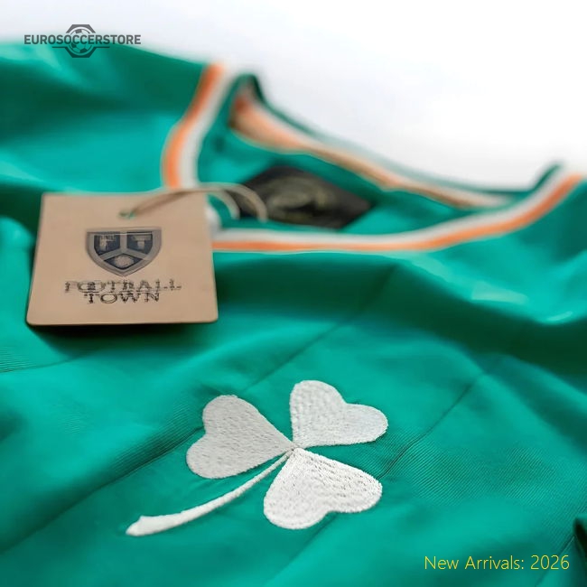 Vintage Ireland Green Army Soccer Jersey-The Soccer Shirt Hub