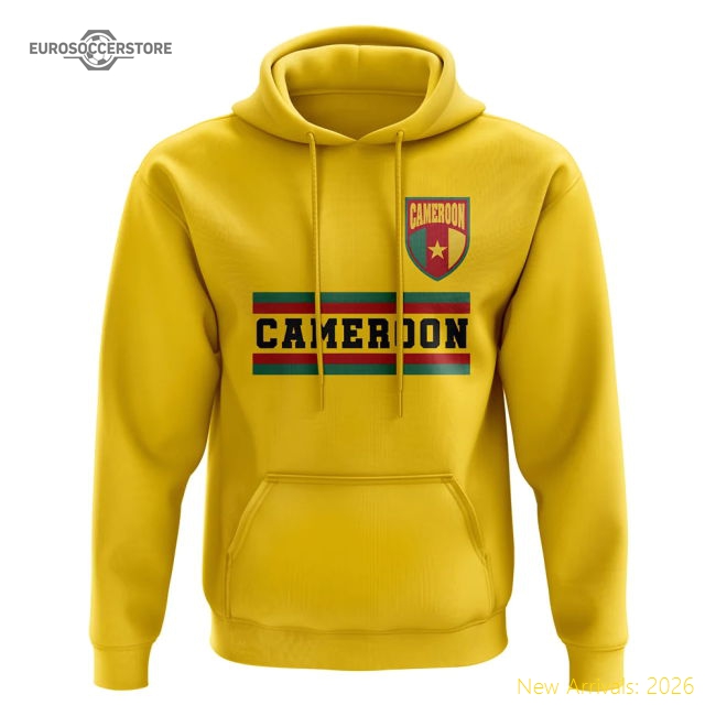 Cameroon Core Football Country Hoody (Yellow)-The Soccer Shirt Hub