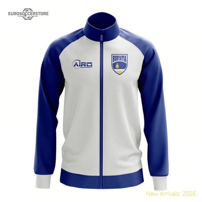 Buryatia Concept Football Track Jacket (White) - Kids-The Soccer Shirt Hub