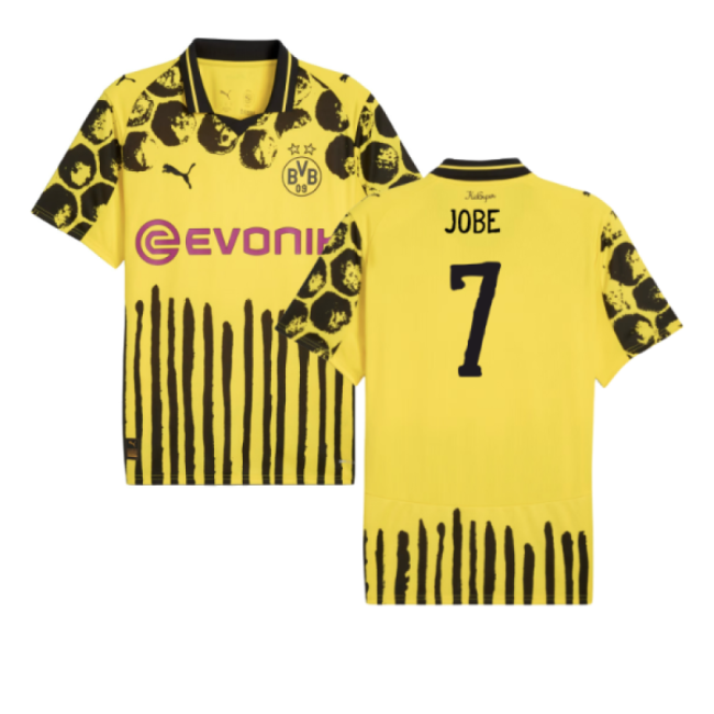 2025-2026 KIDSUPER x Borussia Dortmund CWC Home Shirt (Jobe 7)-The Soccer Shirt Hub
