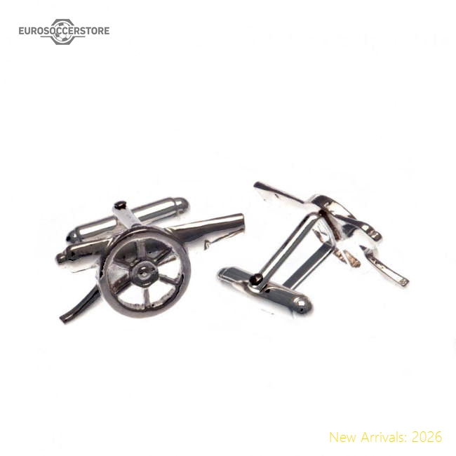 Arsenal FC Sterling Silver Cannon Cufflinks-The Soccer Shirt Hub