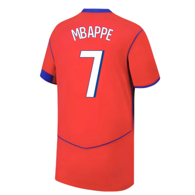 2025-2026 PSG Third Shirt (Kids) (Mbappe 7)-The Soccer Shirt Hub