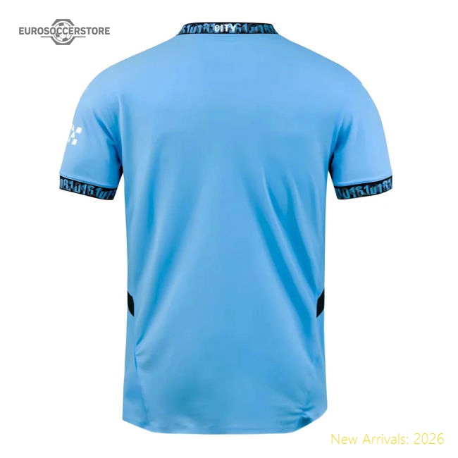 2024-2025 Man City Home Authentic Shirt (De Bruyne 17)-The Soccer Shirt Hub