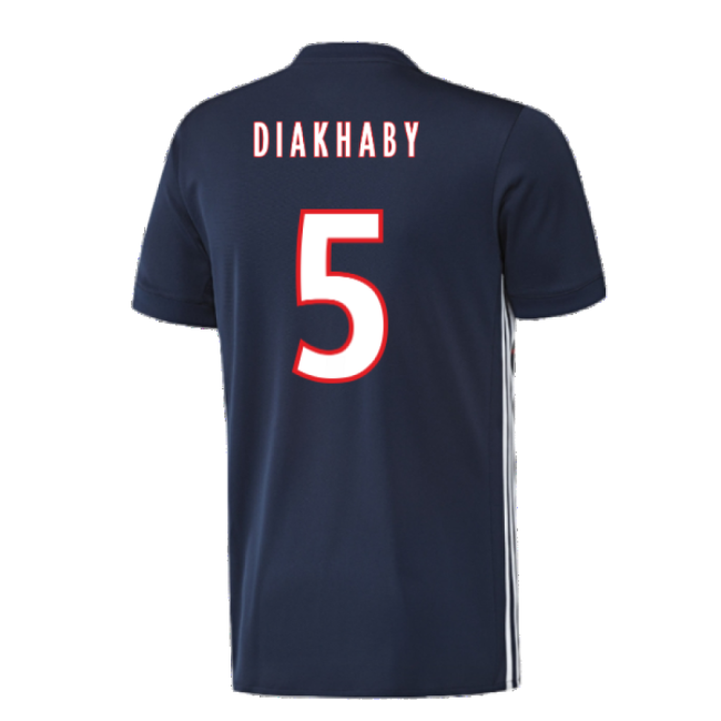 Lyon 2017-18 Away Shirt ((Excellent) L) (Diakhaby 5)-The Soccer Shirt Hub