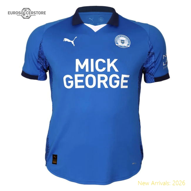 2025-2026 Peterborough United Home Shirt (Kids) (Your Name)-The Soccer Shirt Hub