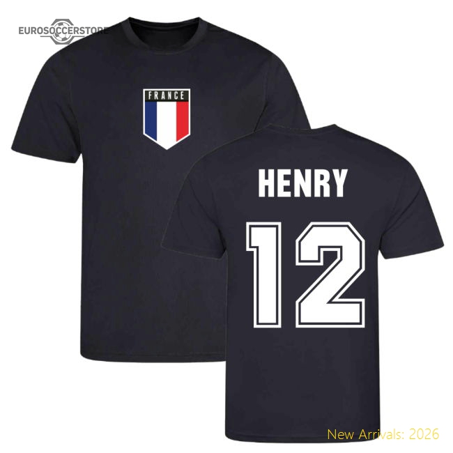Hnery France Training Jersey (Navy)-The Soccer Shirt Hub