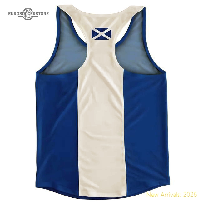 Scotland Flag Running Vest-The Soccer Shirt Hub