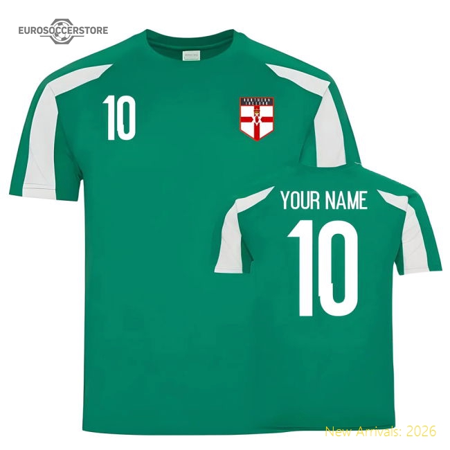 Northern Ireland Sports Training Jersey (Your Name)-The Soccer Shirt Hub