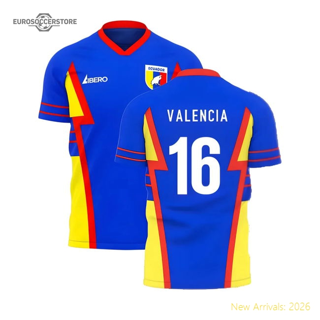16) 2025-2026 Away Concept Football Kit (libero) (valencia Ecuador 2025-2026 Away Concept Football (libero) (valencia Vintage Kit-ProGoal Kits